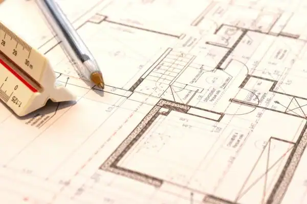 Image of architect Oswaldtwistle drawings