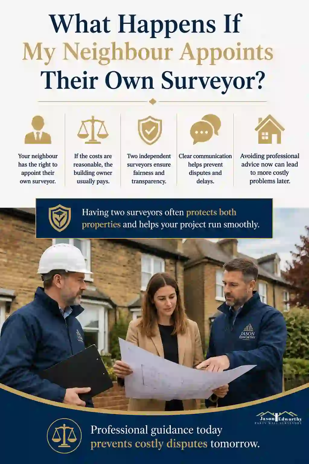 What Happens If My Neighbour Appoints Their Own Surveyor Oswaldtwistle?