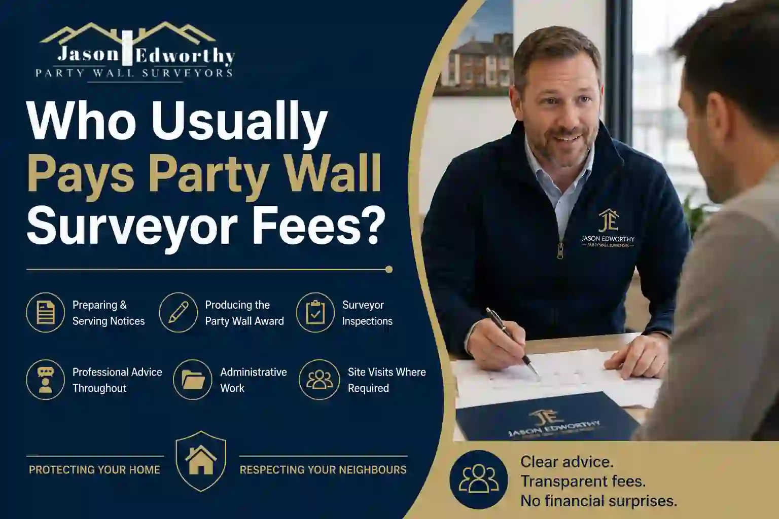 Who Usually Pays Party Wall Surveyor Fees Oswaldtwistle?